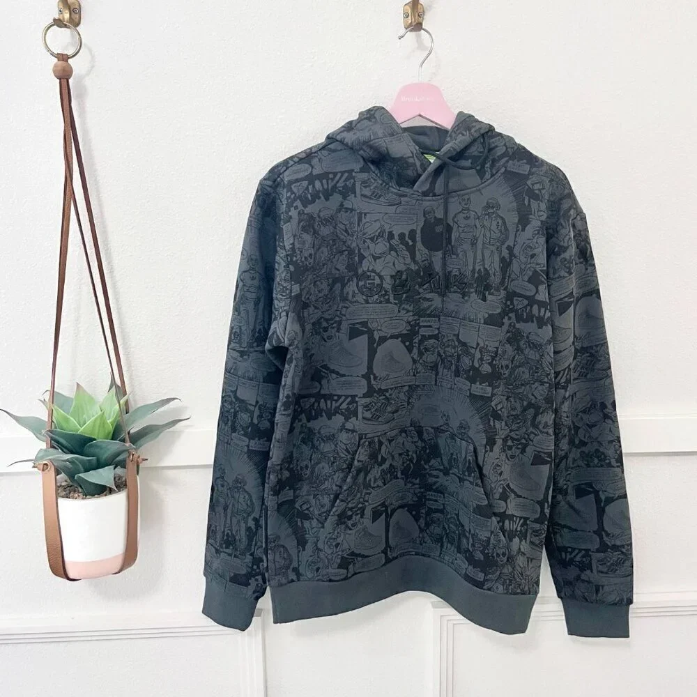 NWT Adidas Into the Metaverse Hero Comics Hoodie Grey Size S IJ9085